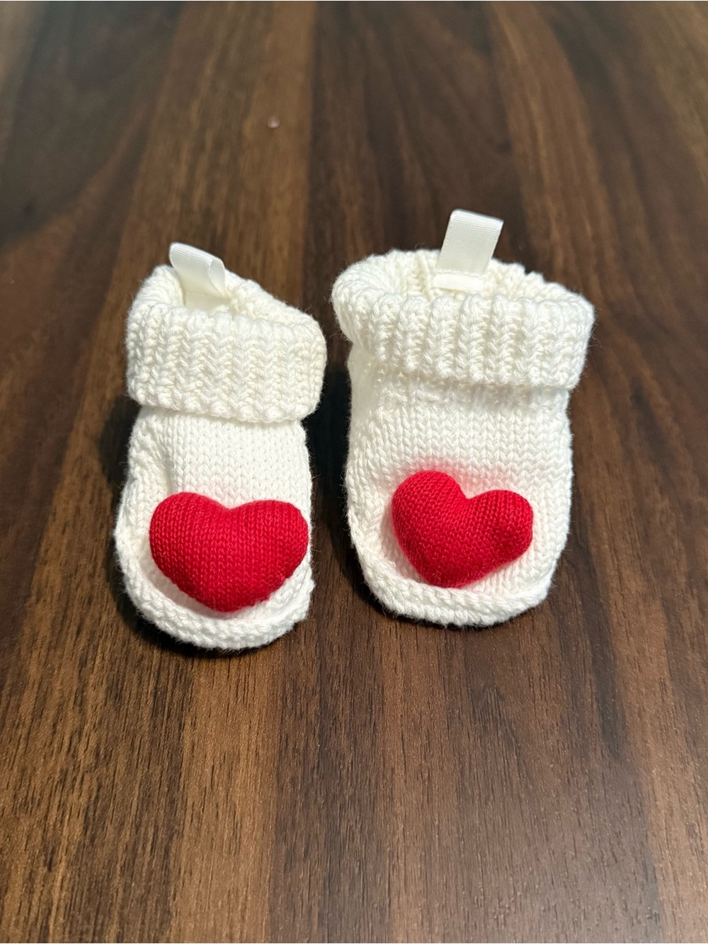 Baby girl Valentine’s Day booties